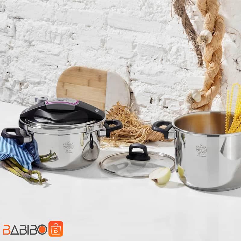 زودپز دوقلو کاراجا مدل پرفکت زودپز دوقلو ترکیه