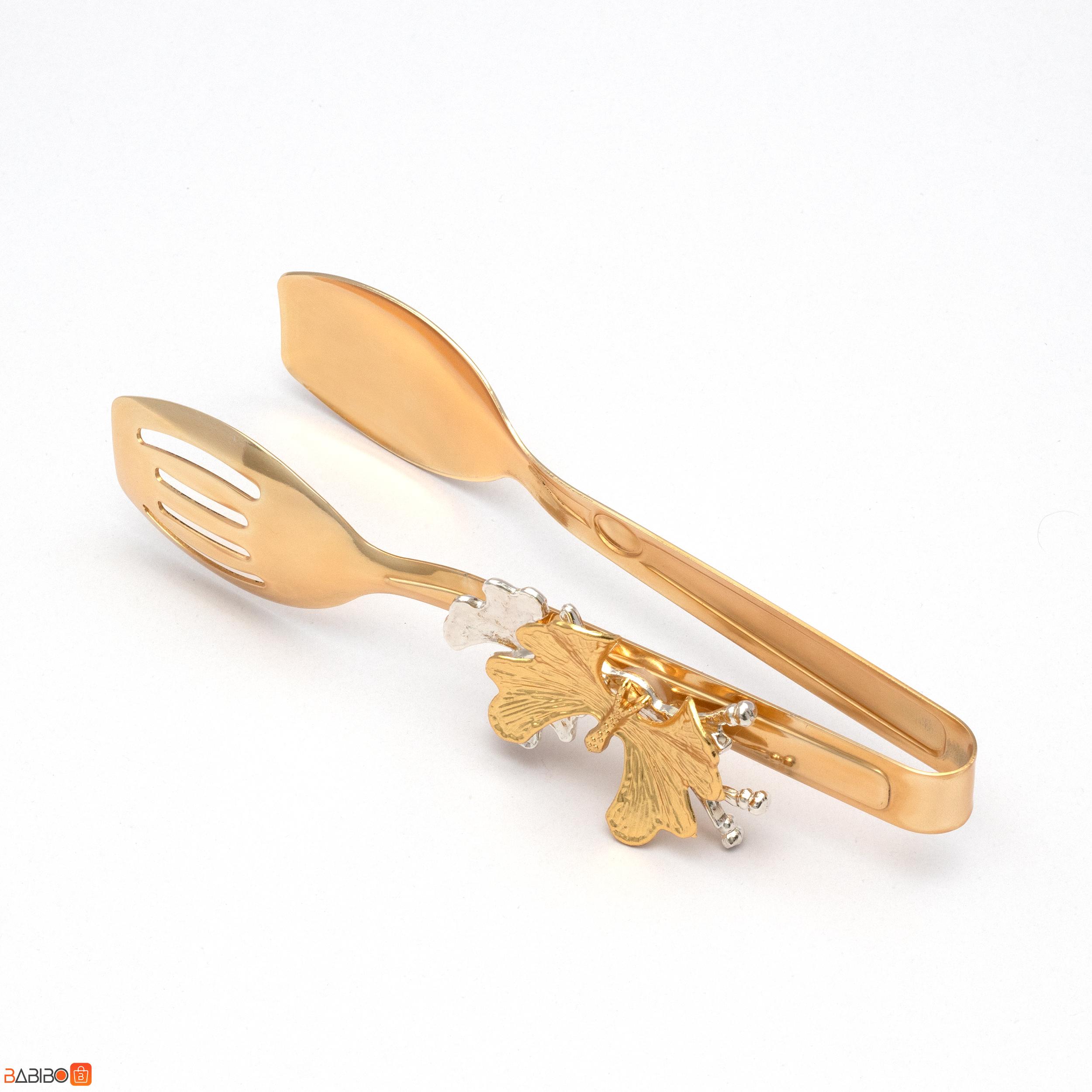 انبر سالاد سه تایی آرو انبر سالاد سه تایی طلایی ترکیه ای