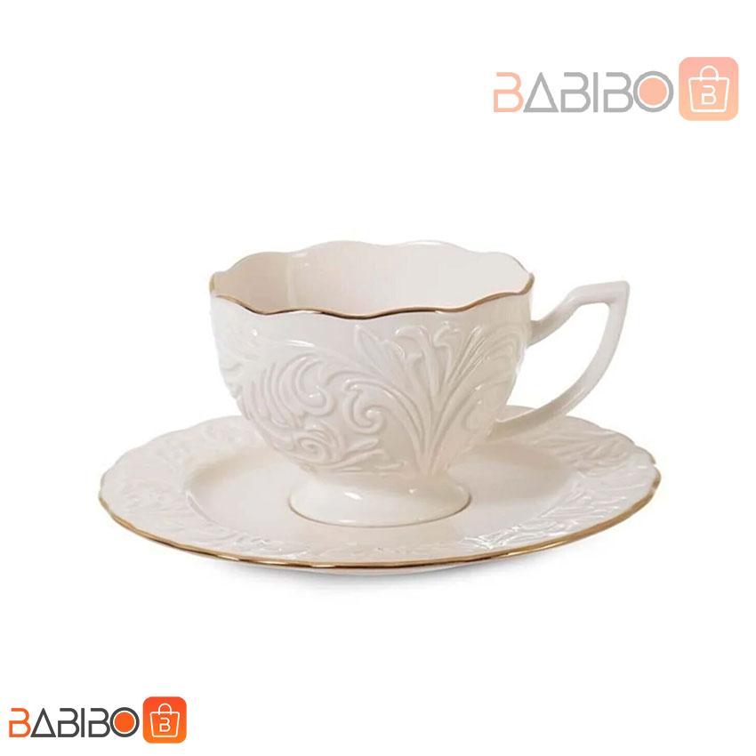 سرویس چایخوری ایپک مدل گل برجسته سرویس چایخوری ایپک مدل گل برجسته