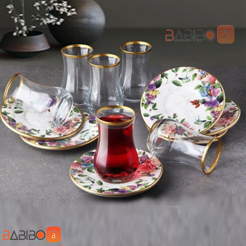 سرویس چای خوری 12پارچه گونول gönül سرویس چای خوری 12پارچه گونول