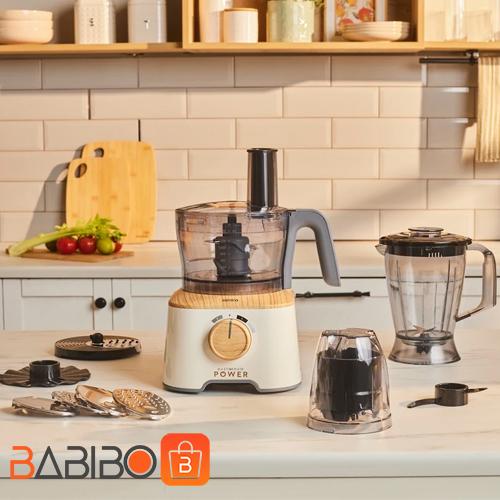 Karaca-ten-function-food-processor-WHTIE-WOOD (3) غذاساز ده کاره کاراجا مدل mastermaid