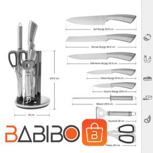 ست چاقوی 9 پارچه کاراجا مدل Meister Bremen