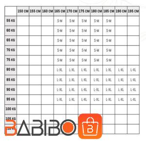 سایزبندی حوله مادام کوکو